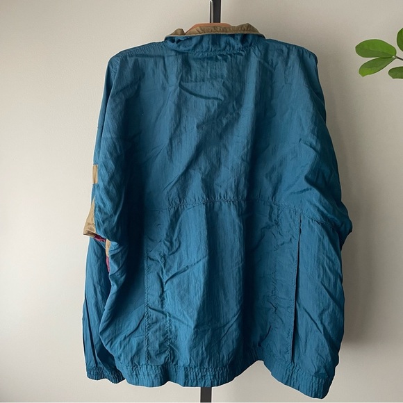 Vintage Puma Windbreaker Jacket Blue Retro Mens Size Large - Picture 2 of 8